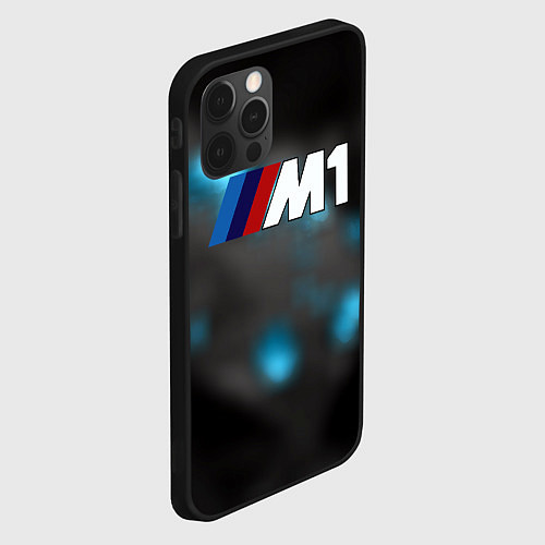 Чехол iPhone 12 Pro Bmw night city / 3D-Черный – фото 2