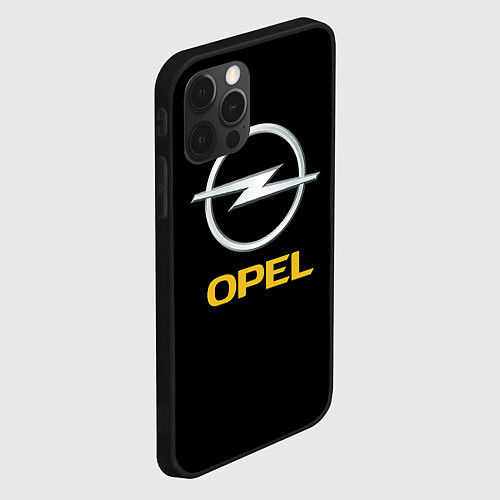 Чехол iPhone 12 Pro Opel sport car / 3D-Черный – фото 2