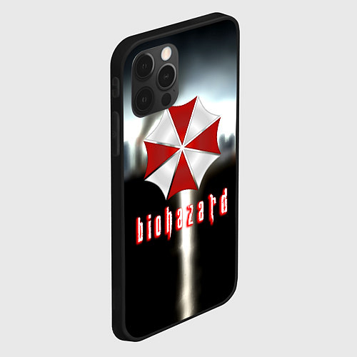 Чехол iPhone 12 Pro Raccoon city / 3D-Черный – фото 2