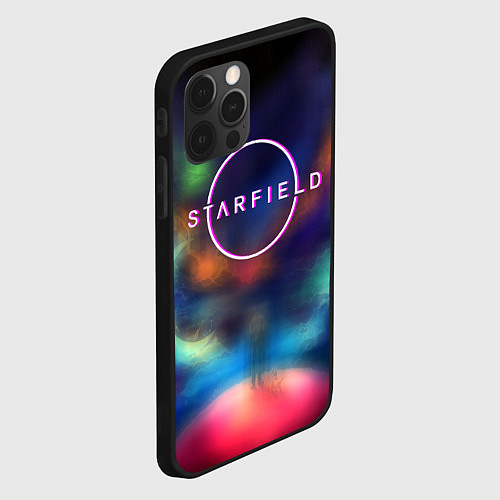 Чехол iPhone 12 Pro Starfield xbox / 3D-Черный – фото 2