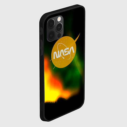 Чехол iPhone 12 Pro Nasa spacestar / 3D-Черный – фото 2