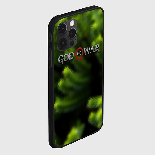 Чехол iPhone 12 Pro God of war scandinavia / 3D-Черный – фото 2