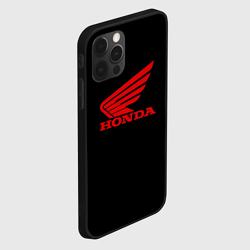 Чехол iPhone 12 Pro Honda sportcar / 3D-Черный – фото 2