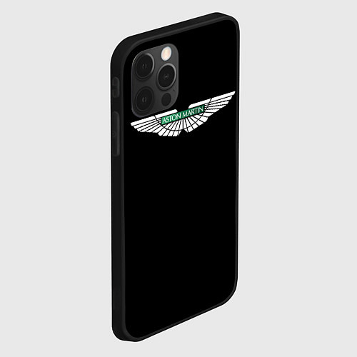 Чехол iPhone 12 Pro Aston martin auto / 3D-Черный – фото 2