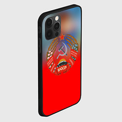 Чехол для iPhone 12 Pro Belarus ussr, цвет: 3D-черный — фото 2