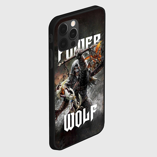 Чехол iPhone 12 Pro Powerwolf: werewolf / 3D-Черный – фото 2