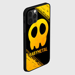 Чехол для iPhone 12 Pro Babymetal - gold gradient, цвет: 3D-черный — фото 2