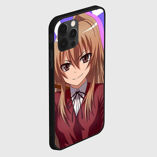 Чехол iPhone 12 Pro Toradora Тайга Aisaka / 3D-Черный – фото 2