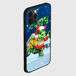 Чехол для iPhone 12 Pro Дракон на новый год, цвет: 3D-черный — фото 2