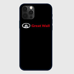 Чехол для iPhone 12 Pro Great Wall auto, цвет: 3D-черный