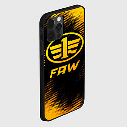 Чехол для iPhone 12 Pro FAW - gold gradient, цвет: 3D-черный — фото 2