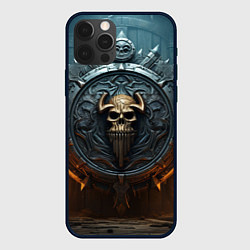 Чехол для iPhone 12 Pro Викингский герб, цвет: 3D-черный