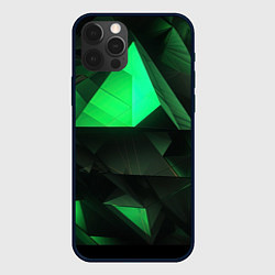 Чехол для iPhone 12 Pro Геометрические фигуры, цвет: 3D-черный
