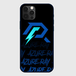 Чехол для iPhone 12 Pro Azure ray, цвет: 3D-черный