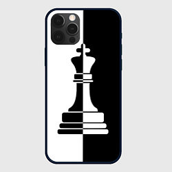Чехол для iPhone 12 Pro Ферзь, цвет: 3D-черный