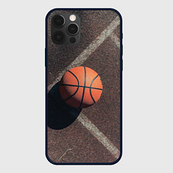Чехол для iPhone 12 Pro Мяч баскетбольный, цвет: 3D-черный
