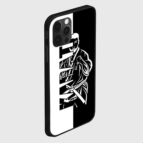 Чехол iPhone 12 Pro Karate / 3D-Черный – фото 2