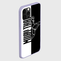 Чехол для iPhone 12 Pro Muay-Thai, цвет: 3D-светло-сиреневый — фото 2