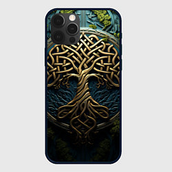 Чехол для iPhone 12 Pro Кельты: древо жизни, цвет: 3D-черный