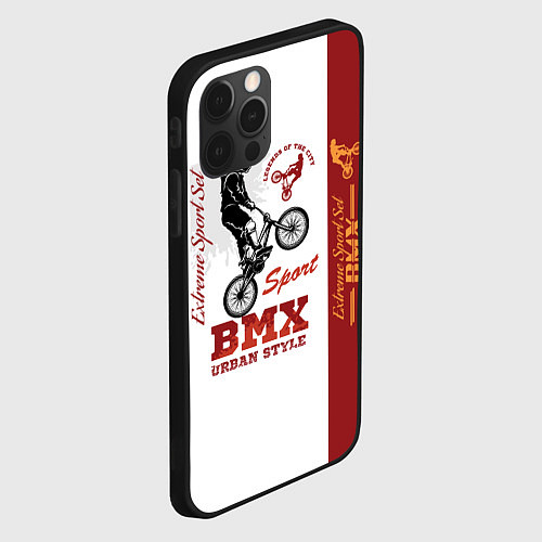Чехол iPhone 12 Pro BMX urban style / 3D-Черный – фото 2