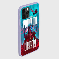 Чехол для iPhone 12 Pro Cyberpunk 2077 Phantom Liberty, цвет: 3D-светло-сиреневый — фото 2