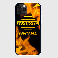Чехол для iPhone 12 Pro Haval - gold gradient, цвет: 3D-черный