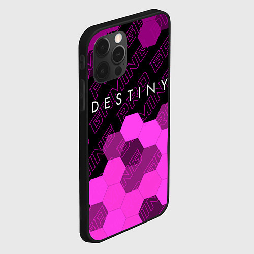 Чехол iPhone 12 Pro Destiny pro gaming посередине / 3D-Черный – фото 2