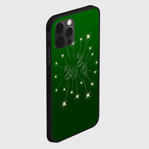 Чехол iPhone 12 Pro Салют 2024 / 3D-Черный – фото 2