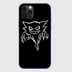 Чехол для iPhone 12 Pro Evil ghost, цвет: 3D-черный
