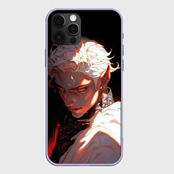 Чехол для iPhone 12 Pro Астарион из балдурс гейт 3, цвет: 3D-светло-сиреневый