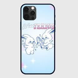 Чехол для iPhone 12 Pro Newjeans баннис, цвет: 3D-черный