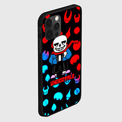 Чехол для iPhone 12 Pro Undertale роглайк, цвет: 3D-черный — фото 2