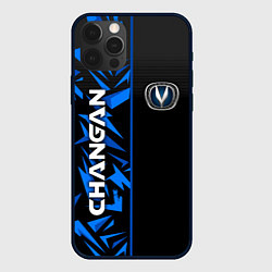 Чехол для iPhone 12 Pro Changan - blue uniform, цвет: 3D-черный