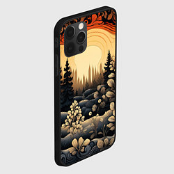 Чехол для iPhone 12 Pro Волшебные орнаменты, цвет: 3D-черный — фото 2