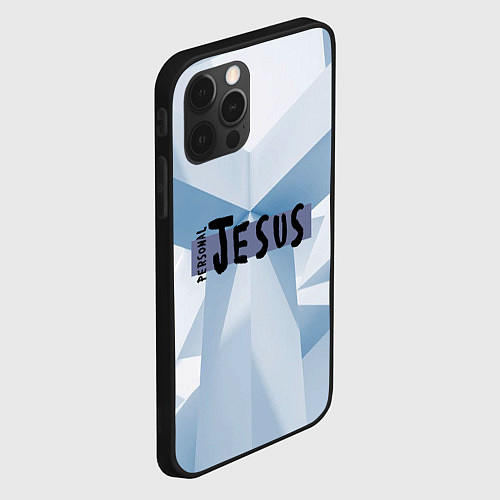 Чехол iPhone 12 Pro Personal Jesus by Depeche Mode / 3D-Черный – фото 2