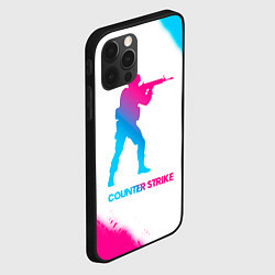 Чехол для iPhone 12 Pro Counter Strike neon gradient style, цвет: 3D-черный — фото 2