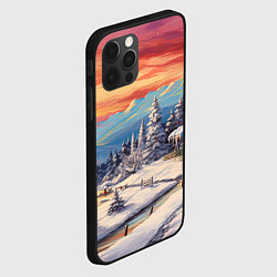 Чехол для iPhone 12 Pro Северное сияние веселья, цвет: 3D-черный — фото 2