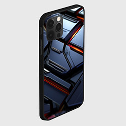 Чехол для iPhone 12 Pro Абстрактная красота, цвет: 3D-черный — фото 2