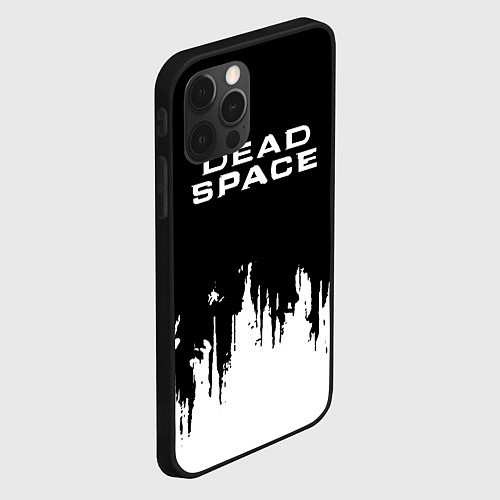 Чехол iPhone 12 Pro Dead Space монстры космоса / 3D-Черный – фото 2