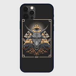 Чехол для iPhone 12 Pro Бафомет 666, цвет: 3D-черный