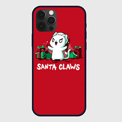 Чехол для iPhone 12 Pro Santa claws, цвет: 3D-черный