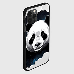 Чехол для iPhone 12 Pro Панда портрет, цвет: 3D-черный — фото 2