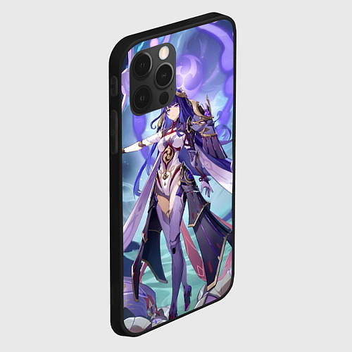 Чехол iPhone 12 Pro Genshin Impact Ei / 3D-Черный – фото 2
