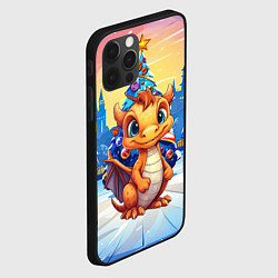 Чехол для iPhone 12 Pro Небольшой представитель новогоднего волшебства 202, цвет: 3D-черный — фото 2