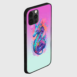 Чехол для iPhone 12 Pro Funny dragon - ai art, цвет: 3D-черный — фото 2