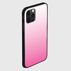 Чехол для iPhone 12 Pro Розовый рассвет градиент, цвет: 3D-черный — фото 2