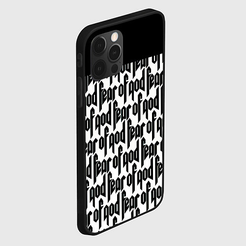 Чехол iPhone 12 Pro Fear of God / 3D-Черный – фото 2