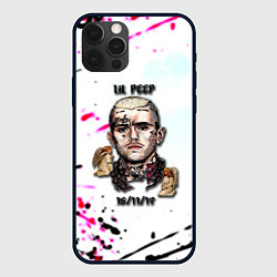 Чехол для iPhone 12 Pro Lil peep rap band, цвет: 3D-черный