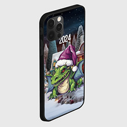 Чехол для iPhone 12 Pro Дракоша 2024, цвет: 3D-черный — фото 2