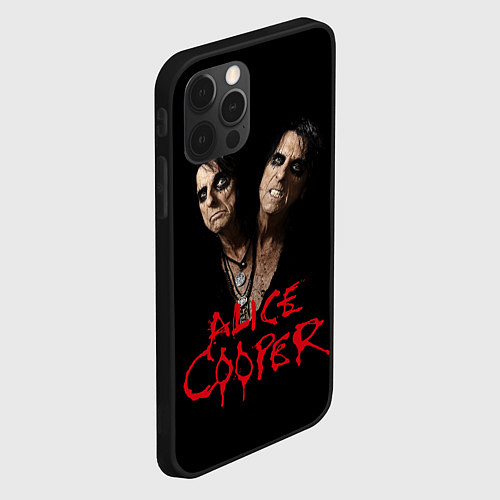 Чехол iPhone 12 Pro Alice Cooper paranormal / 3D-Черный – фото 2